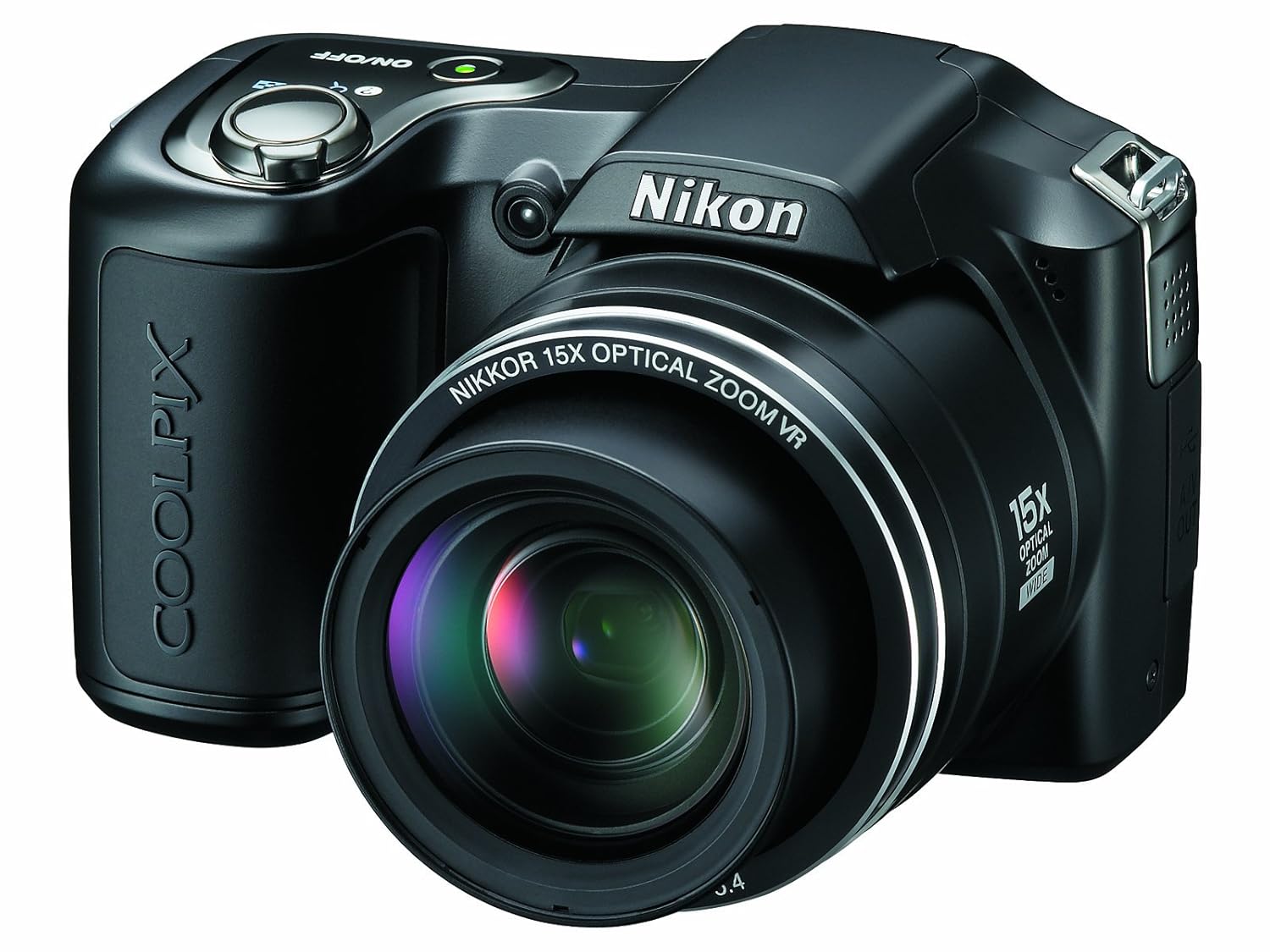 Amazon.com : Nikon Coolpix L100 10 MP Digital Camera with 15x Optical  Vibration Reduction (VR) Zoom : Point And Shoot Digital Cameras : Camera &  Photo