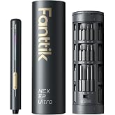 Fanttik E2 Ultra Electric Screwdriver, Screwdriver for Electronics (Grey) | 50 Magnetic Bits, Max.0.6N.m, RevoStor Magnetic Storage, 5/32''Hex Screwdriver for PC, 3D Printer, RC Cars, Drone