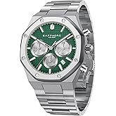 SAPPHERO Mens Watches Luxury 50M Waterproof Men's Wrist Watch Business Date Sport time Fashion Stainless Steel Strap Watches for Men