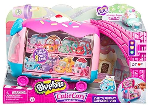 Shopkins Cutie Cars™ Play 'n' Display Cupcake Van with Exclusive