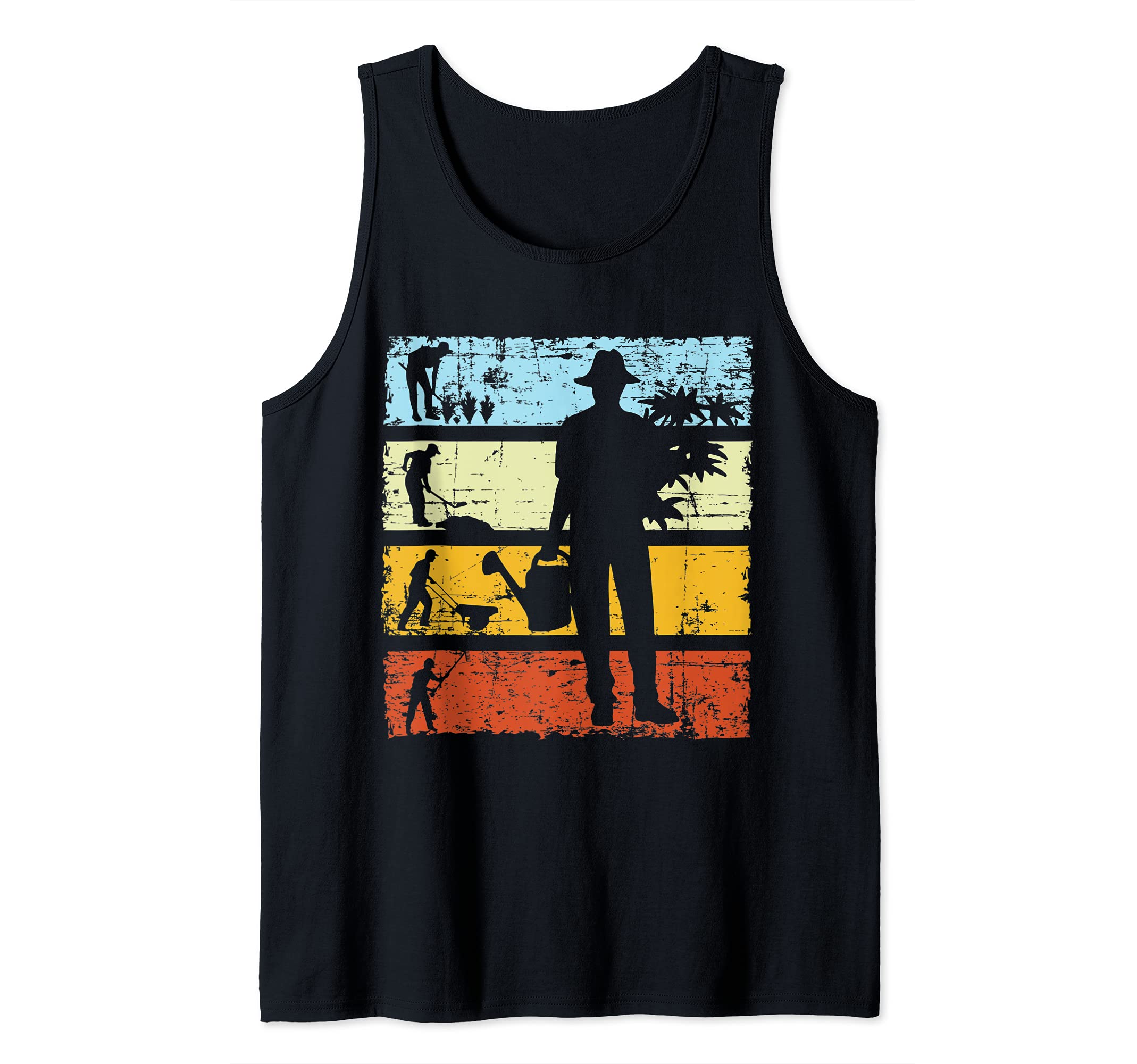 Vintage Gardener Gardening Hobby Gardener Landscape Garden Tank Top