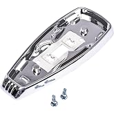 Dome Light Base Fits Select 1960-1970 Compatible with GM Models, Chrome | 1967-1969 Chevy Camaro, 1962-1970 Chevy II, Nova, 1964-1967 Chevy Chevelle, 1960-1969 Chevy Corvair