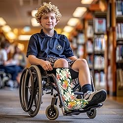 LedBack Floral Cast Covers for Leg Cast Cover Sock