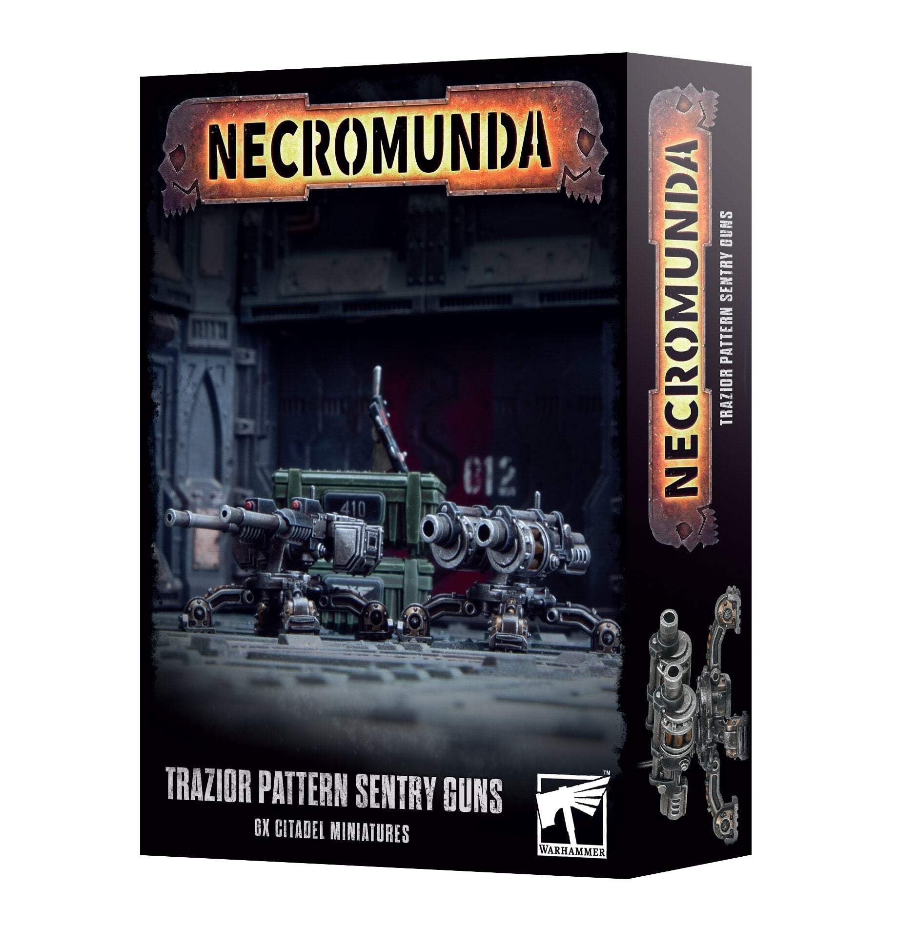 Games Workshop Warhammer Necromunda Trazior Pattern Sentry Guns Model Kit