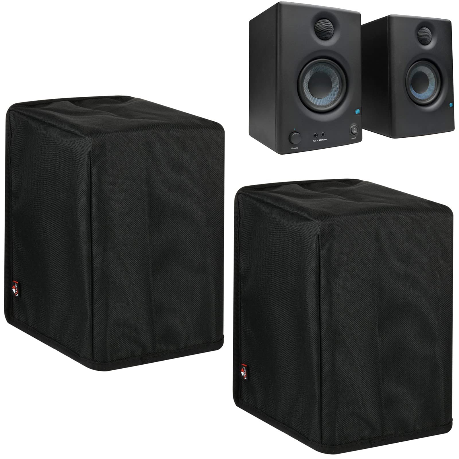 Photo 1 of TXEsign Nylon Dust Cover Protective Case for PreSonus Eris E3.5 Studio Monitor, 2Pcs Speaker Cover PreSonusEris E3.5 Studio Monitor Speaker Slipcover Dust Case