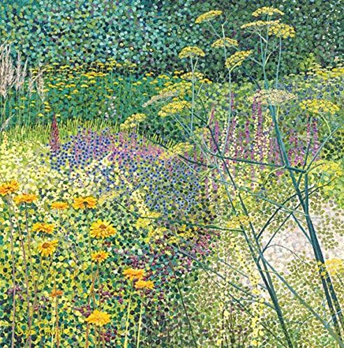 Susan Entwistle Art Cambo Garden Fennel Greetings Card, 15 cm x 15 cm, Paper, Multicolour, 15 x 15 x 1 cm