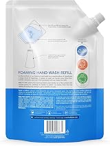Method Foaming Hand Wash Refill Sea Minerals 28 fl oz Eco Friendly Pouch view 3