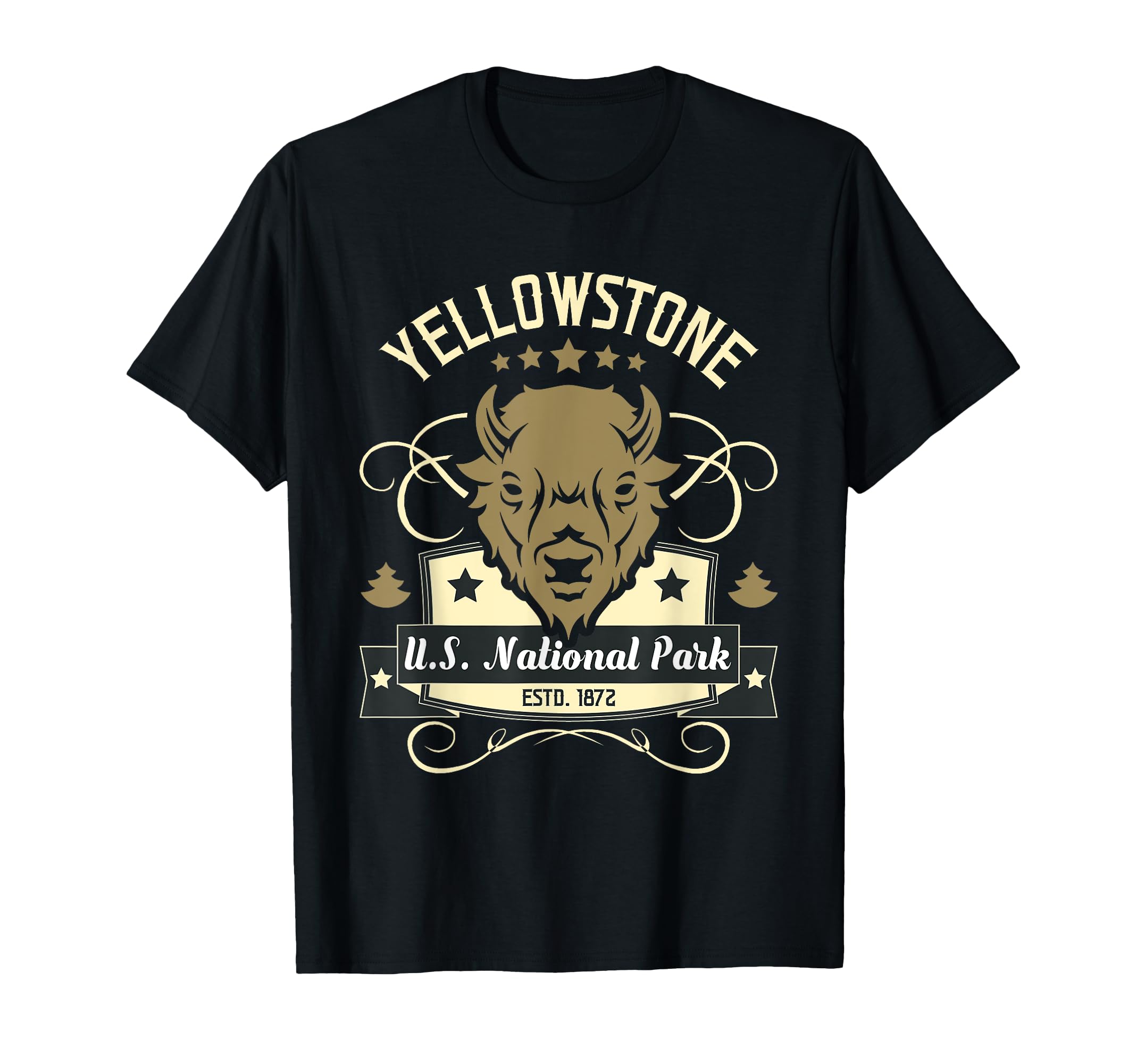Yellowstone National Park Bison - Hiking & Camping T-Shirt