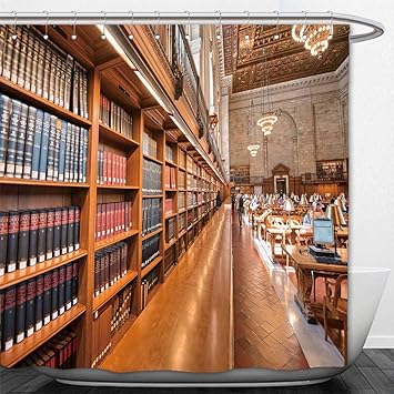 Amazon Com Beshowere Shower Curtain New York City Jun Interior Of