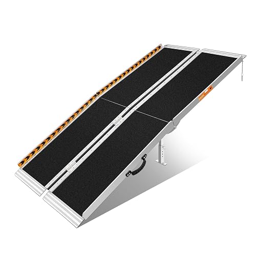 Legs For Ramp FACHNUO 6 Feet Portable Wheelchair Ramp with Sopport Legs, Non-Skid ...