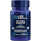 Life Extension Super Ubiquinol CoQ10 with Enhanced Mitochondrial Support, Heart Health Supplement, Maximum Absorption, 50 mg, Non-GMO, Gluten-Free, 30 softgels