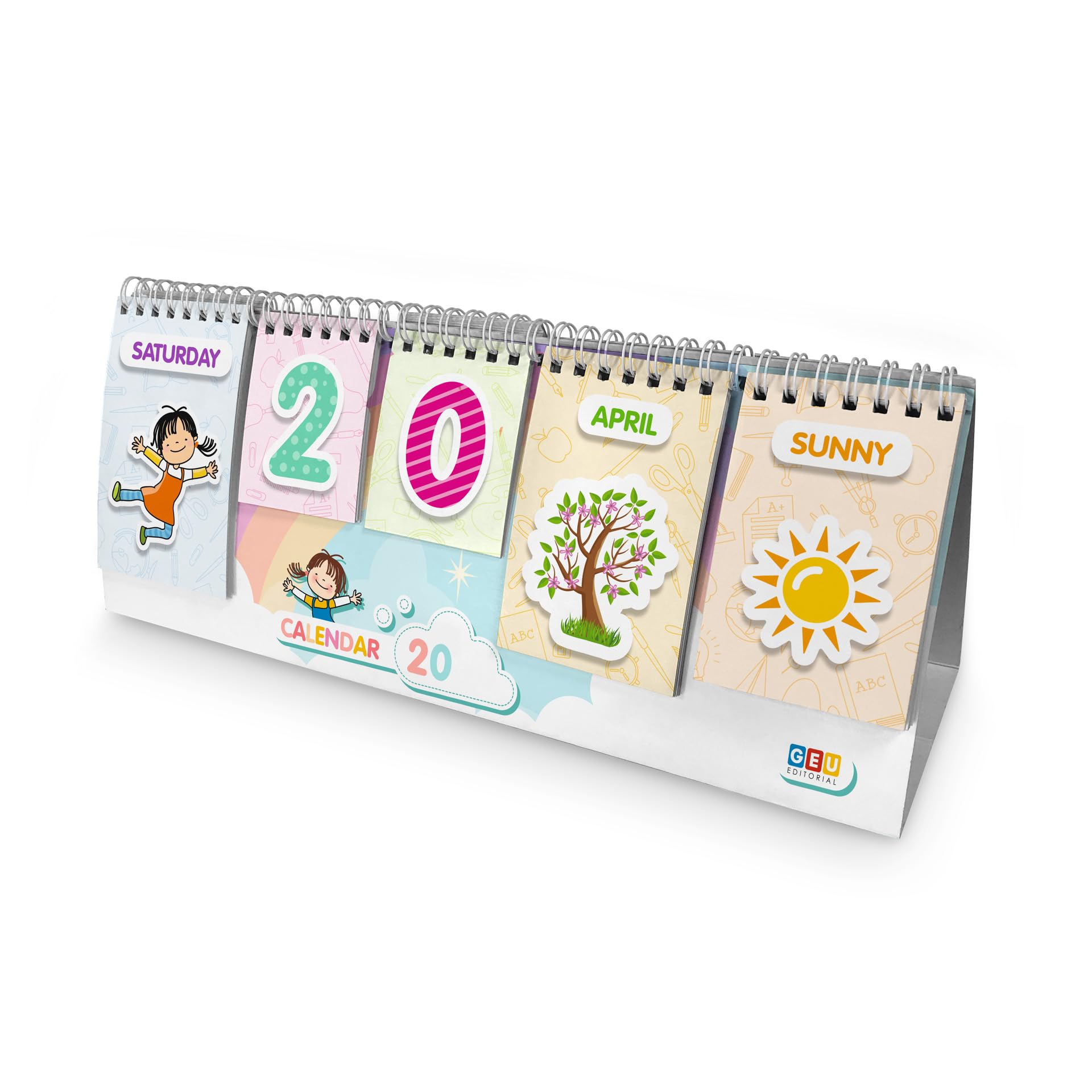 Children's Montessori Calendar Weekly Editorial GEU Educational Calendar