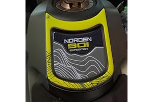 labelbike - 3D Sticker Motorcycle Fuel Tank Pad Protection and Decoration in Resin Compatible with Husqvarna Norden 901 2025 