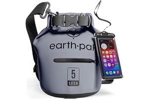 Earth Pak Waterproof Dry Bag with Zippered Pocket - Waterproof Dry Bag Backpack Keeps Gear Dry Kayak - Waterproof Phone Case