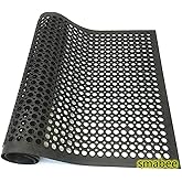 smabee Anti-Fatigue Non-Slip Rubber Floor Mat Heavy Duty Mats 36"x60" for Outdoor Restaurant Kitchen Bar
