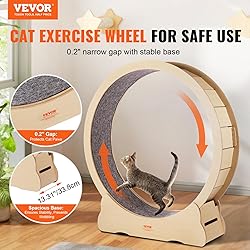 VEVOR Cat Exercise Wheel, 52" Large Cat Treadmill
