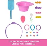 Barbie Styling Head with 20+ Hair Accessories Dark Brown Hair JFG82 view 3