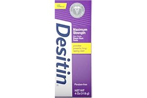 JOHNSON & JOHNSON CONSUMER CARE PRODUCTS Desitin Maximum Strength Diaper Rash Paste 4 oz tube (Pack of 6)