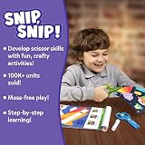 Skillmatics Snip Snip Scissor Skills Activity Book with 2 Kid Safe Scissors view 3