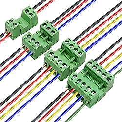 Tnisesm 21Pcs Screw Terminal Block Connector Kit
