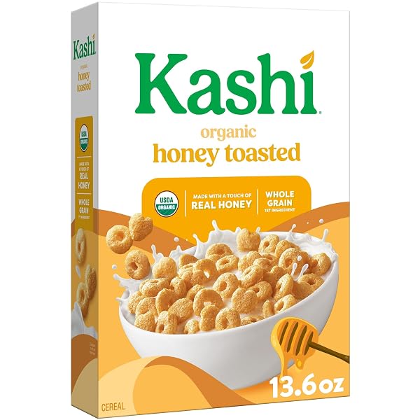 KASHI BREAKFAST CEREAL, ORGANIC, WHOLE GRAIN, HONEY TOASTED,...
