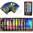 QNCIGER Tarot Cards Set, 78 Tarot Cards for Beginners, Surface Laser Tarot Card Deck with English Instructions Book