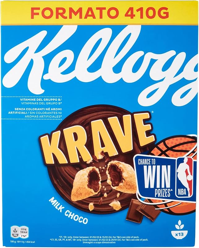 Krave Chocolate con Leche Cereales Rellenos 410g