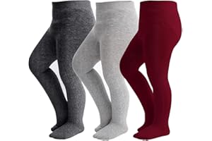 Baby Tights Toddler Cable Knit Leggings 2/3 Pack Cotton Seamless Stockings Pantyhose for Infants Toddlers