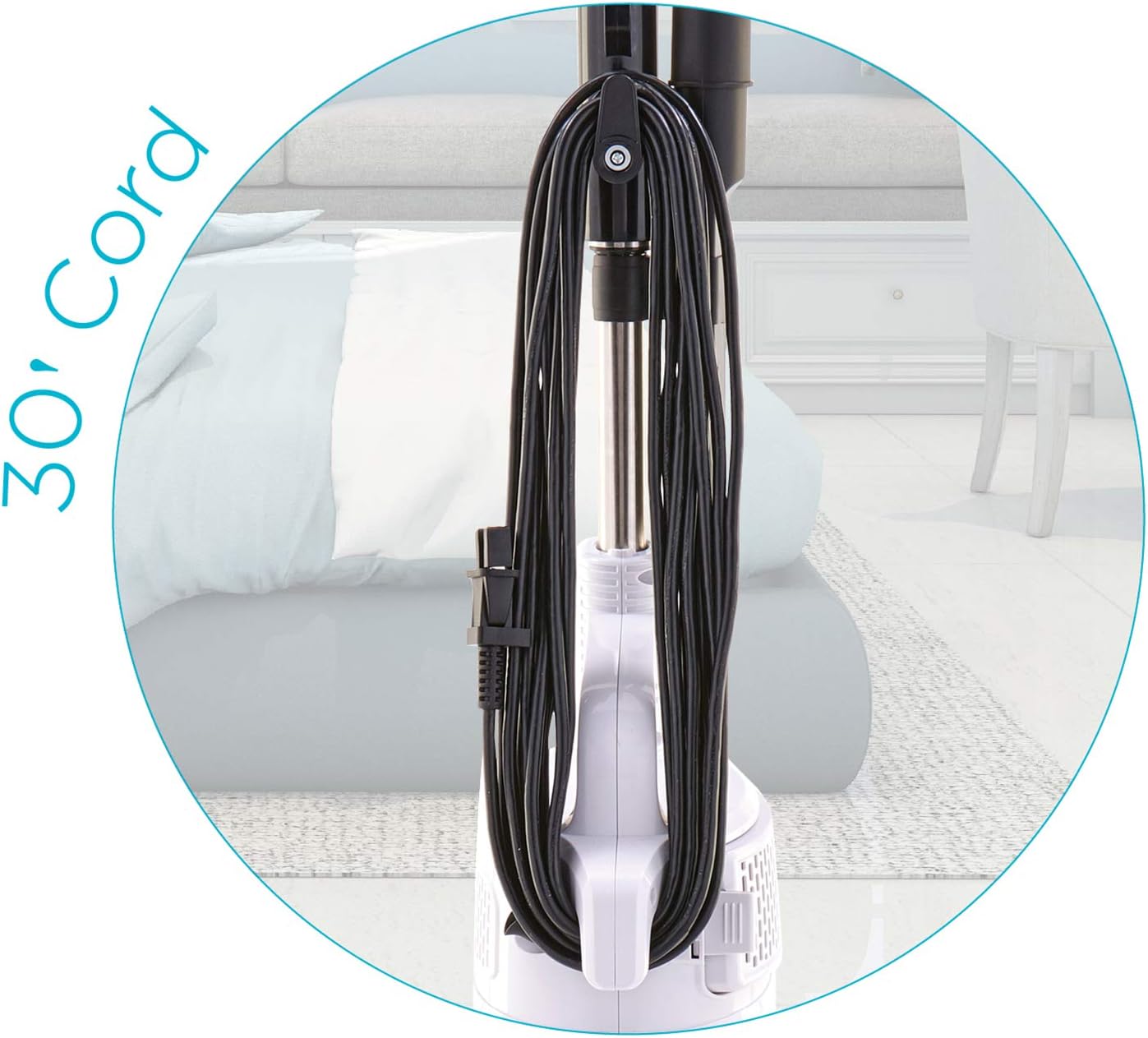 Simplicity S60 Spiffy Bagless Stick Vacuum Cleaner | HEPA Media Filter| Bagless | Corded | Hardwood -