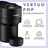 Nespresso Vertuo Pop Barista Coffee Machine Bundle DeLonghi ENV90.B+Caps view 3