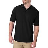Hanes Men’s X-Temp Short Sleeve Polo Shirt, Midweight Men's Shirt