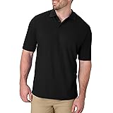 Hanes Mens Pique Short Sleeve Polo