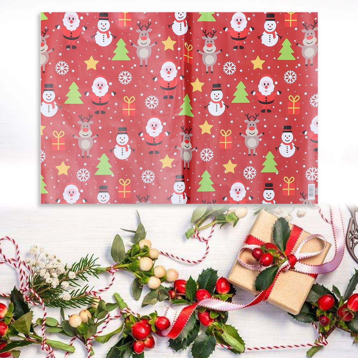 Christbaumspitzen Weihnachten Healifty Bastelpapier 10er Geschenkpapier