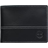 Timberland Men's Leather Passcase Bifold Wallet Hybrid