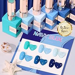 Double Rhythm 6 Pcs 15 ML Gel Polish Set Same Color