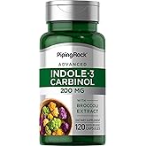 Piping Rock Indole 3 Carbinol | 200mg | 120 Capsules | I3C with Broccoli Extract | Non-GMO, Gluten Free Supplement