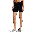 Danskin Women's Essentials Seven Inch Bike Short, Black, Medium