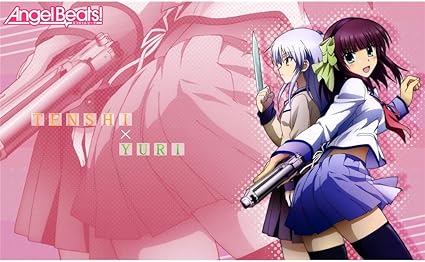Angel Beats On Silk 58 X 35 Cm Or 99 X 60 Cm 23 X 14 Inch Or 39 X 24 Inch Silk Poster Silk 23x14 Inch 58x35 Cm Amazon Co Uk Kitchen Home