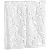 Quera 2 Pack Hand Towels Fall Pumpkin Thanksgiving Bathroom Decorative Towels Set for Drying, Cleaning, Cooking, Holiday 13.7'' x 29.5'', White