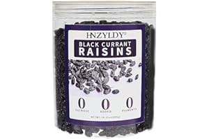HNZYLDY Unsweetened Dried Black Currants (14 oz) No Sugar Added, No Oil, No Concentrates Not Zante Currants (Ribes Nigrum)
