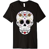 Day Of The Dead Colorful Sugar Skull Design Bundle Premium T-Shirt