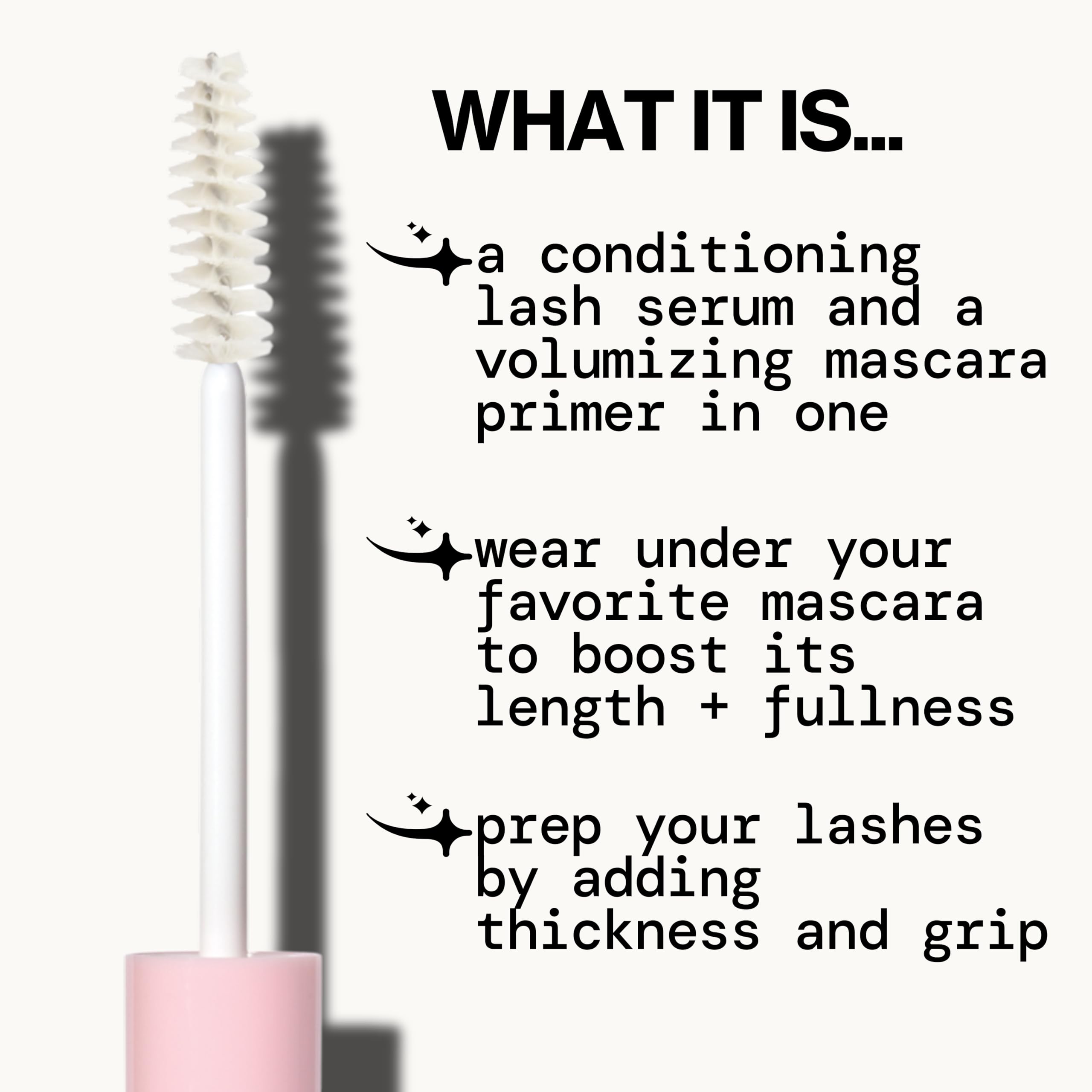 Pacifica Vegan Collagen Eye Lash Serum & Clear Mascara Primer – Conditioning Vitamin B & E Formula for Longer, Fuller Lashes, Eyelash Makeup Cruelty-Free Clean Ophthalmologist Tested