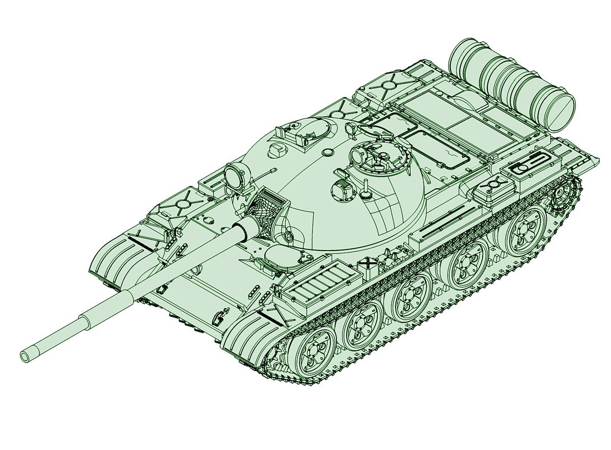 Trumpeter 1: 72 - T-62 Russian Main Battle Tank Mod. 1962