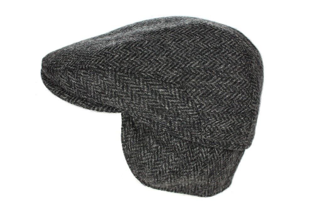 irish tweed cap with ear flaps