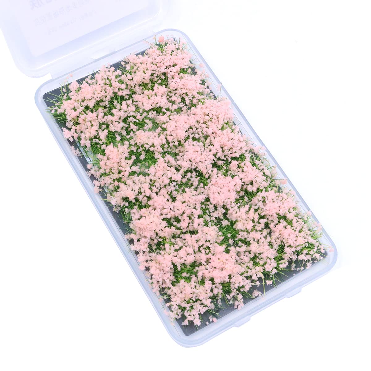 Tiardey Flower Grass Tufts Sand Table Set,Terrain Model Kit,Shrub Flower Cluster,Used for Miniature Landscapes,Sand Table Theme Models,Scenery Model - Pink Shrub