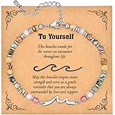 JUTOLOKA Wave Bracelet for Women, Friendship Bracelets, Friend Gifts, Sister Gift,Best Friend Birthday Gifts for Woman, Bestie Bracelets, Christmas Gift for Women