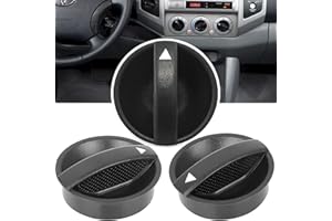 DANBOJIT 3 Pack Control Knob Fan Heater Tacoma Compatible with 2005-2011 Toyota Tacoma HVAC Control Knob Tacoma Heater Temperature HVAC Fan Control Knob 65551820A 758695