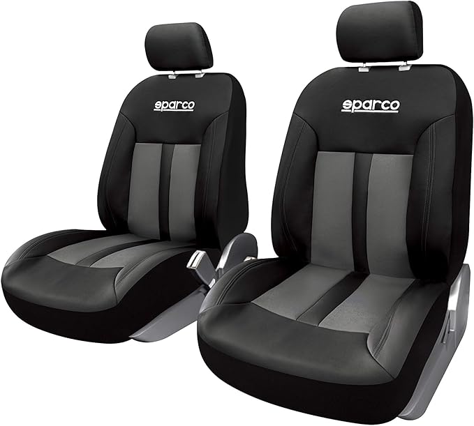 Sparco Seat Cover Pu For Front Seats [Spc1018Gr], Buy Online at Best Price in UAE Amazon.ae