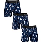 Shinesty Boxer Briefs for Men Pack of 3 - Hammock Support Pouch Underwear for Men - Flyless