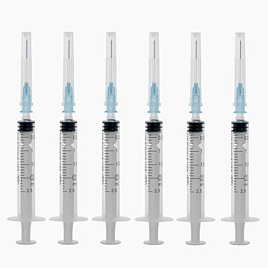 2ml-100Stück Sterile spritze mit 23ga Nadel (2ml-100Stück)